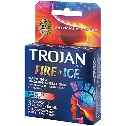 Trojan Fire & Ice Condoms 3 Pack