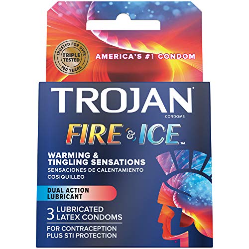 Trojan Fire & Ice Condoms 3 Pack