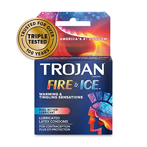 Trojan Fire & Ice Condoms 3 Pack