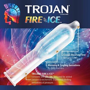 Trojan Fire & Ice Condoms 3 Pack