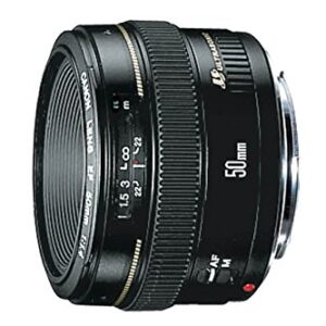 Canon EF 50mm f/1.4 USM Standard & Medium Telephoto Lens for Canon SLR Cameras - Fixed (Renewed)