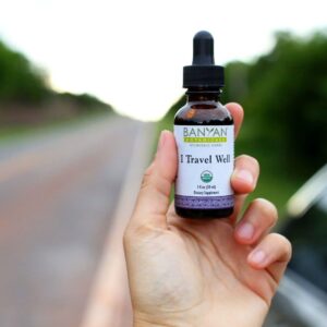 Banyan Botanicals I Travel Well Liquid Extract, USDA Organic, Ayurvedic Herbal Formula Designed To Support The Body's Natural Ability To Adapt To The Stresses Of Travel Including Changes In Time Zone.