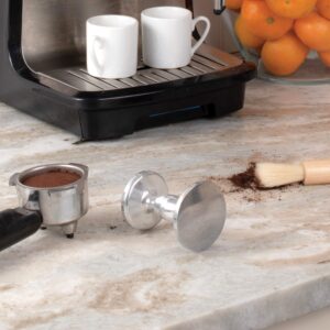 Fino Dual-Sided Espresso Tamper, 4-Ounce Weight, 48-Millimeter and 53-Millimeter