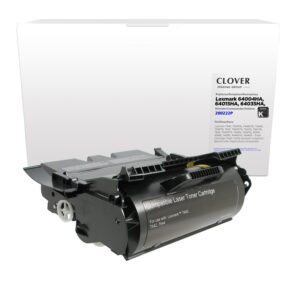 clover remanufactured toner cartridge replacement for lexmark t640/t642/t644/x642/x644/x646 | black | high yield