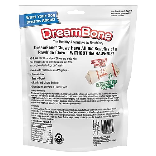 DreamBone Medium and Large Chews, Treat Your Dog to a Chew Made With Real Meat and Vegetables