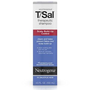 neutrogena t/sal therapeutic shampoo, scalp build-up control 4.5 oz (pack of 2)