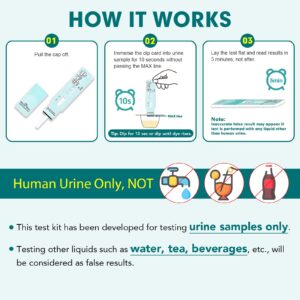 10 Pack - Easy@Home Marijuana (THC) Single Panel Drug Tests Kit - Individually Wrapped Single Panel THC Screen Urine Drug Test Kit with 50 ng/ml Cutoff Level - EDTH-114