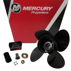 mercury spitfire 4-blade aluminum propeller 13 x 17 pitch 75-125hp 488m8026590