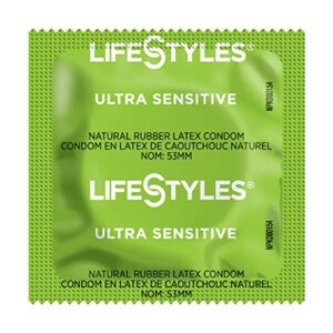 LifeStyles Ultra Sensitive Condoms Bulk 50 per Pack