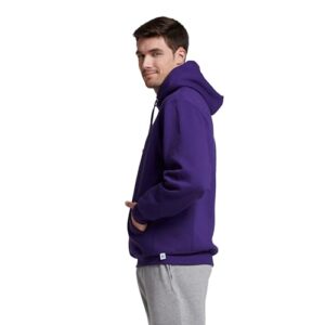 Russell Athletic Men's Dri-Power Pullover Fleece Hoodie, Purple, Small