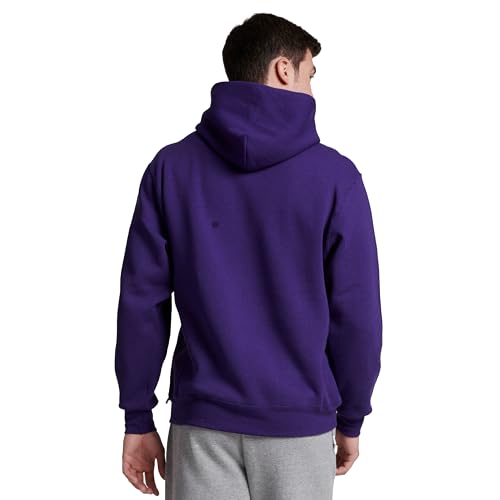 Russell Athletic Men's Dri-Power Pullover Fleece Hoodie, Purple, Small