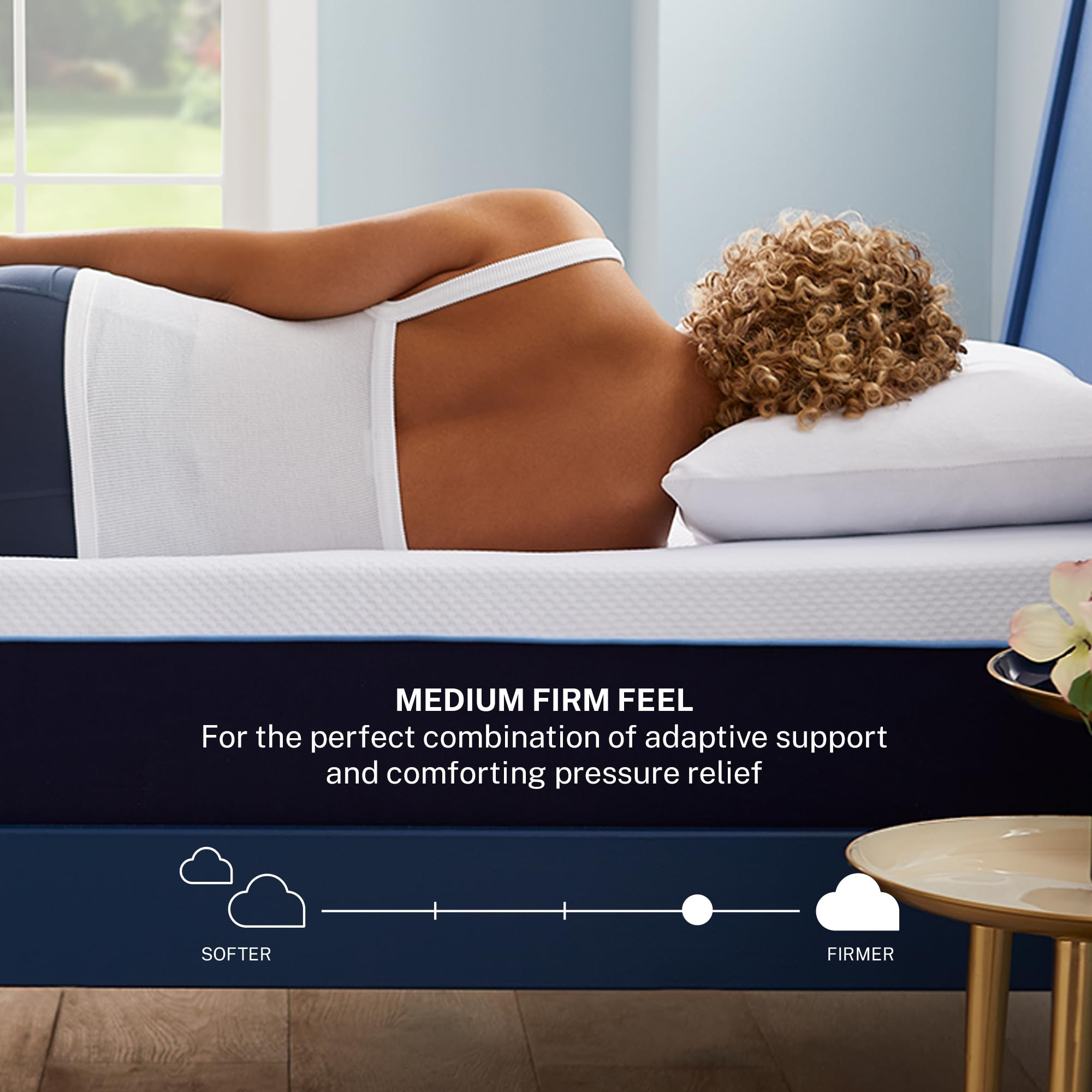 Sleep Innovations Marley 12 Inch Cooling Gel Memory Foam Mattress, Full Size, Bed in a Box, Medium Firm Support