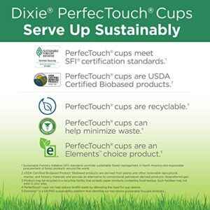 Dixie PerfecTouch 12oz Insulated Paper Hot Cup by GP PRO (Georgia-Pacific), Fits Large Lids, Coffee Haze, 5342CD, 1000 Count (50 Cups Per Pack, 20 Packs Per Case)