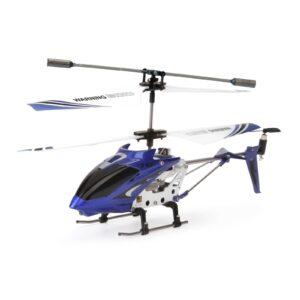 syma s107g 3 channel rc helicopter with gyro, blue