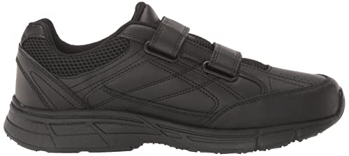 Dr. Scholl's - Men's Brisk Light Weight Dual Strap Sneaker, Wide Width (12 Wide, Black)