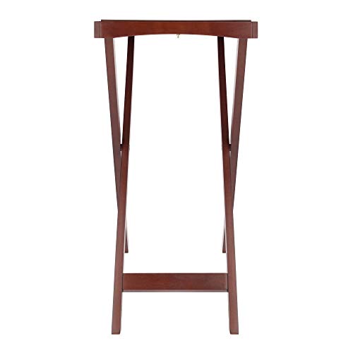 Winsome 94422 Folding Butler Tray Table, Antique Walnut