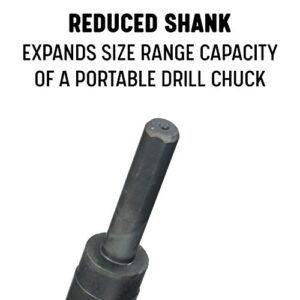 Drill America - DWDRSD1-1/2 1-1/2" Reduced Shank High Speed Steel Drill Bit with 1/2" Shank, DWDRSD Series