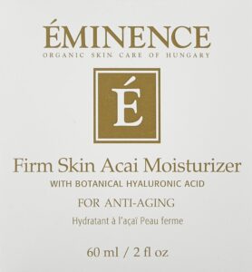 eminence organic skincare firm skin acai moisturizer with hyaluronic acid, 2 fluid ounce (2254/em)