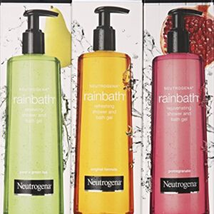 Neutrogena Rainbath Multi-pack of 3, 1 Original Formula, 1 Pomegranate and 1 Pear & Green Tea, 16 fl oz bottles