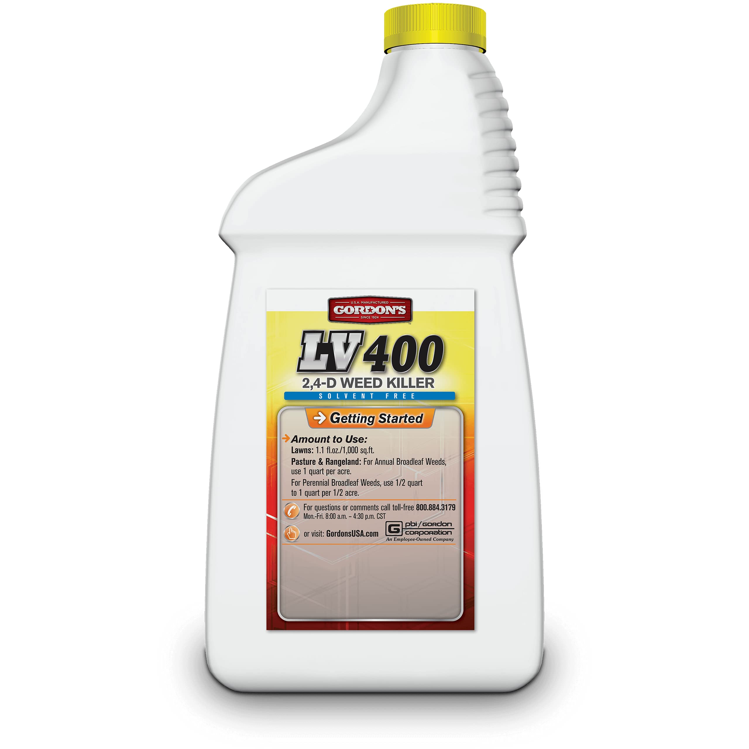 GORDON'S LV 400 2,4-D Weed Killer Solvent Free, 1 Quart, 8601082