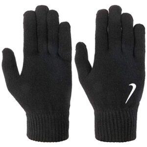 Nike Unisex Swoosh Knit Gloves Size Small/Medium, Black