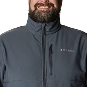 Columbia Men's Ascender Softshell Front-Zip Jacket, Graphite, Medium