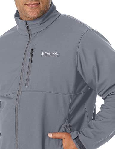 Columbia Men's Ascender Softshell Front-Zip Jacket, Graphite, Medium