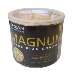 trojan condom magnum 48count jar