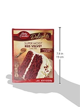 Betty Crocker Red Velvet Cake Mix 15.25Oz Per Box