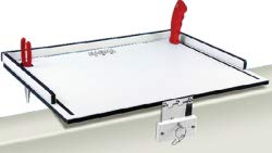 MAGMA Products, T10-310B Econo Mate Bait and Filet Table, White/Black, 20-Inch