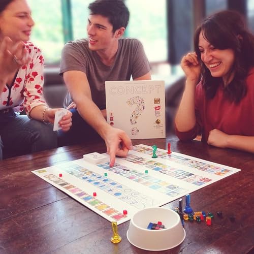 Concept Party Game | Award-Winning Board Game | Team-Based Guessing | Fun Family Game for Adults and Kids | Ages 10+ | 4-12+ Players | Average Playtime 40 Minutes | Made by Repos Production