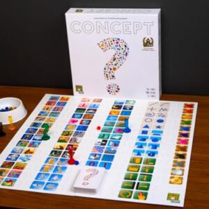 Concept Party Game | Award-Winning Board Game | Team-Based Guessing | Fun Family Game for Adults and Kids | Ages 10+ | 4-12+ Players | Average Playtime 40 Minutes | Made by Repos Production