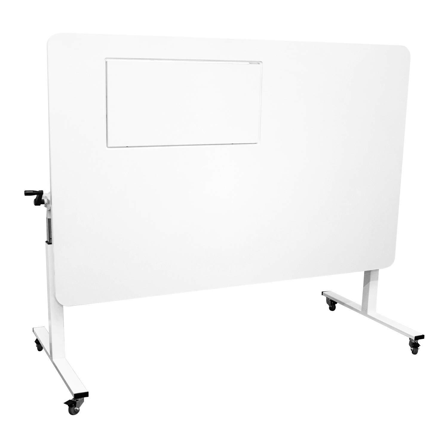 Kangaroo Sewing Furniture Tasmanian II Height Adjustable Cutting Table Sewing Workstation - White