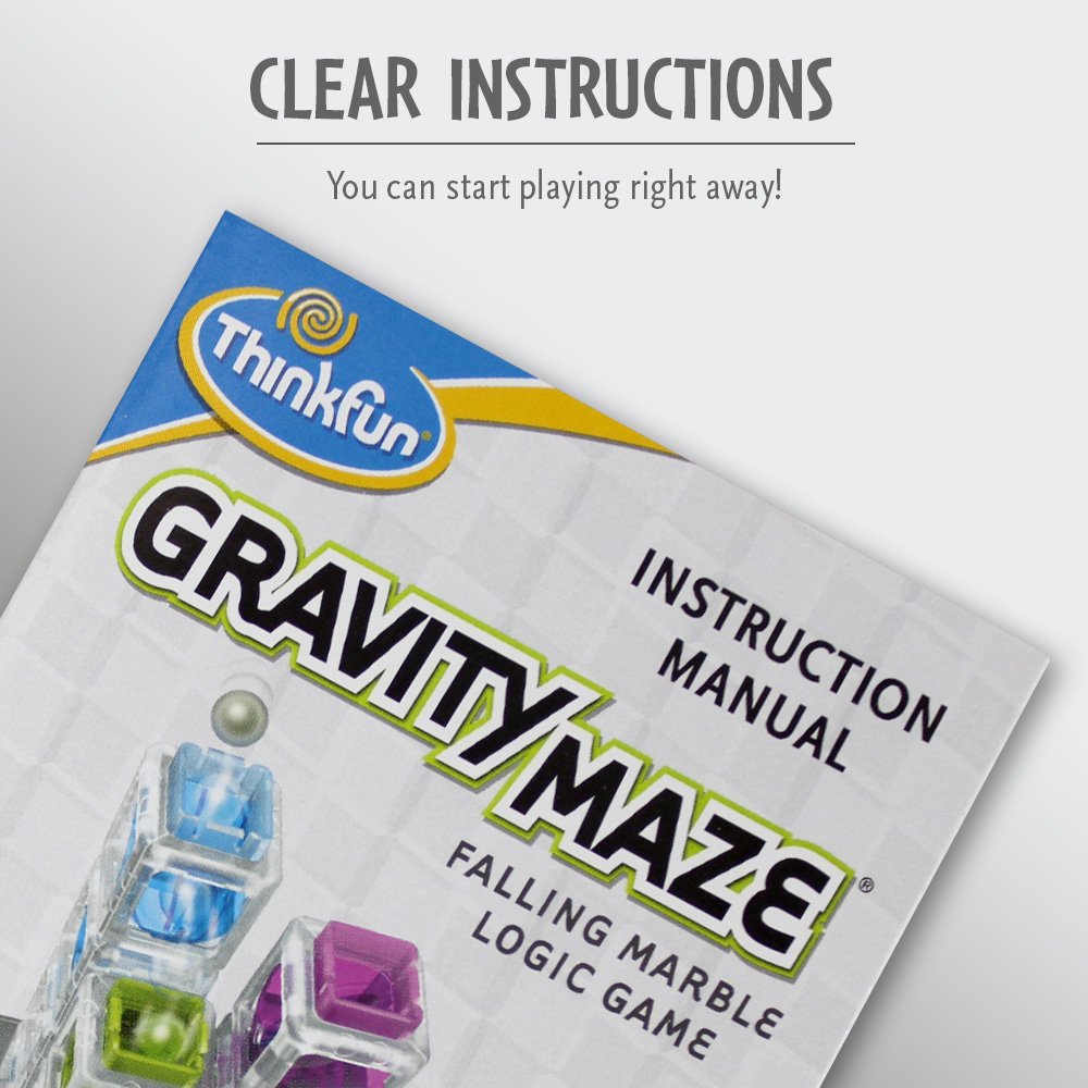 ThinkFun Gravity Maze Marble Run Brain Game and STEM Toy for Boys and Girls Age 8 and Up: Toy of the Year Award Winner