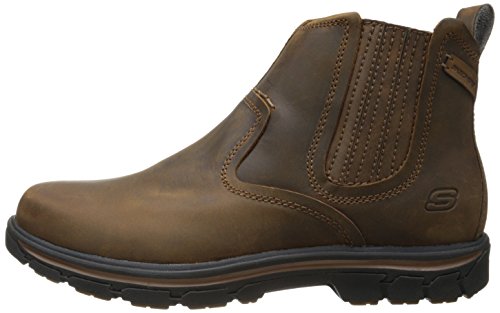 Skechers Men's Relaxed Fit Segment - Dorton Boot,Dark Brown,10.5 M US