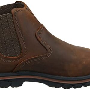 Skechers Men's Relaxed Fit Segment - Dorton Boot,Dark Brown,10.5 M US