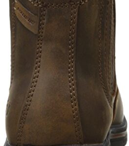 Skechers Men's Relaxed Fit Segment - Dorton Boot,Dark Brown,10.5 M US