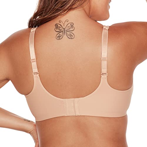 Bali womens Bali Women's One Smooth U Ultra Light Convertible Df3439 Bras, Nude, 36DD US