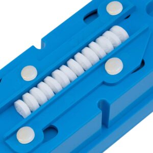 Multiple Pill Splitter. Original Patented Design, with Accurate Pill Alignment, Sturdy Cutting Blade and Blade Guard, for Splitting and Quartering Round or Oblong Pills.US Patent No. 9,827,165.