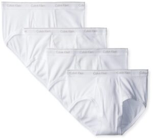 calvin klein men's cotton classics multipack briefs, pure white, medium