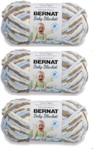 bulk buy: bernat baby blanket yarn (3-pack) little cosmos 161103-3128