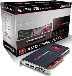 sapphire 31004-20-40a amd firepro v5900 2go carte graphique