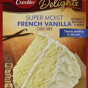 Betty Crocker Super Moist French Vanilla Cake Mix, 15.25 oz, 2 pk