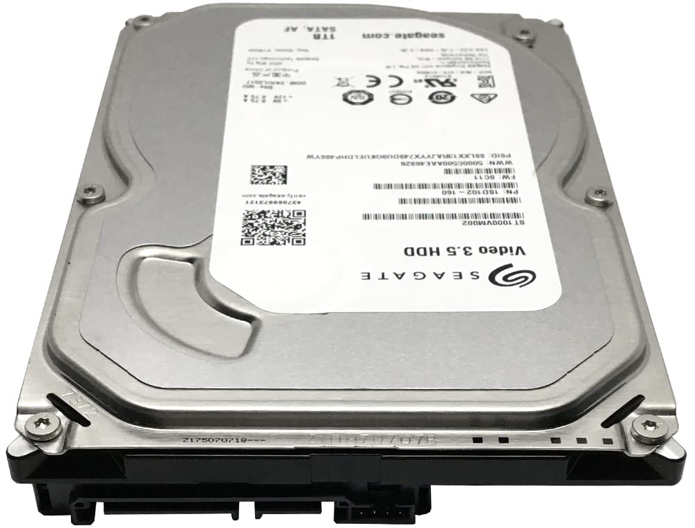 Seagate Video 3.5 HDD Internal Hard Drive Bare Drive - 1000GB (ST1000VM002)