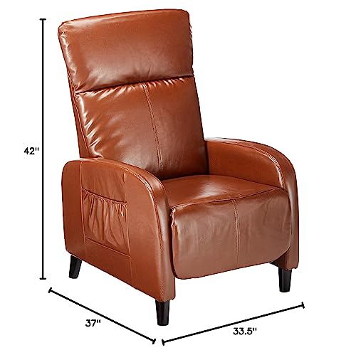 Christopher Knight Home Trenton Hazelnut Brown Leather Recliner