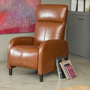 Christopher Knight Home Trenton Hazelnut Brown Leather Recliner