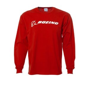 signature t-shirt long sleeve; col: red; siz: l