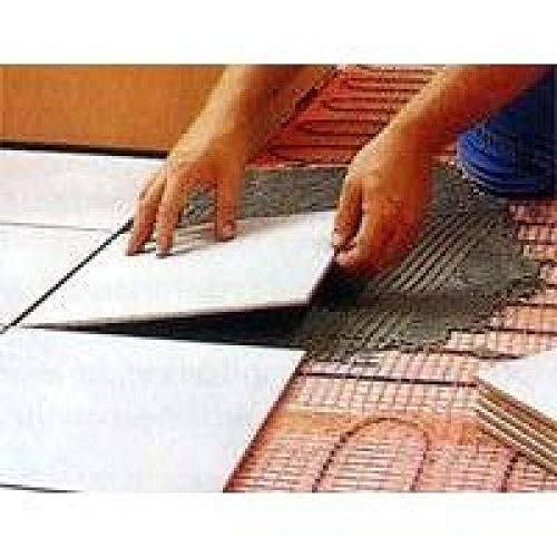 SunTouch (120V) Floor Heat Mat 25 sq ft, 30 x 10 configurable to fit Your Space, adds Luxury and Comfort to Any Room, mesh Design Allows for Fast and Easy one-Step Mortar Install Before Tile/Stone