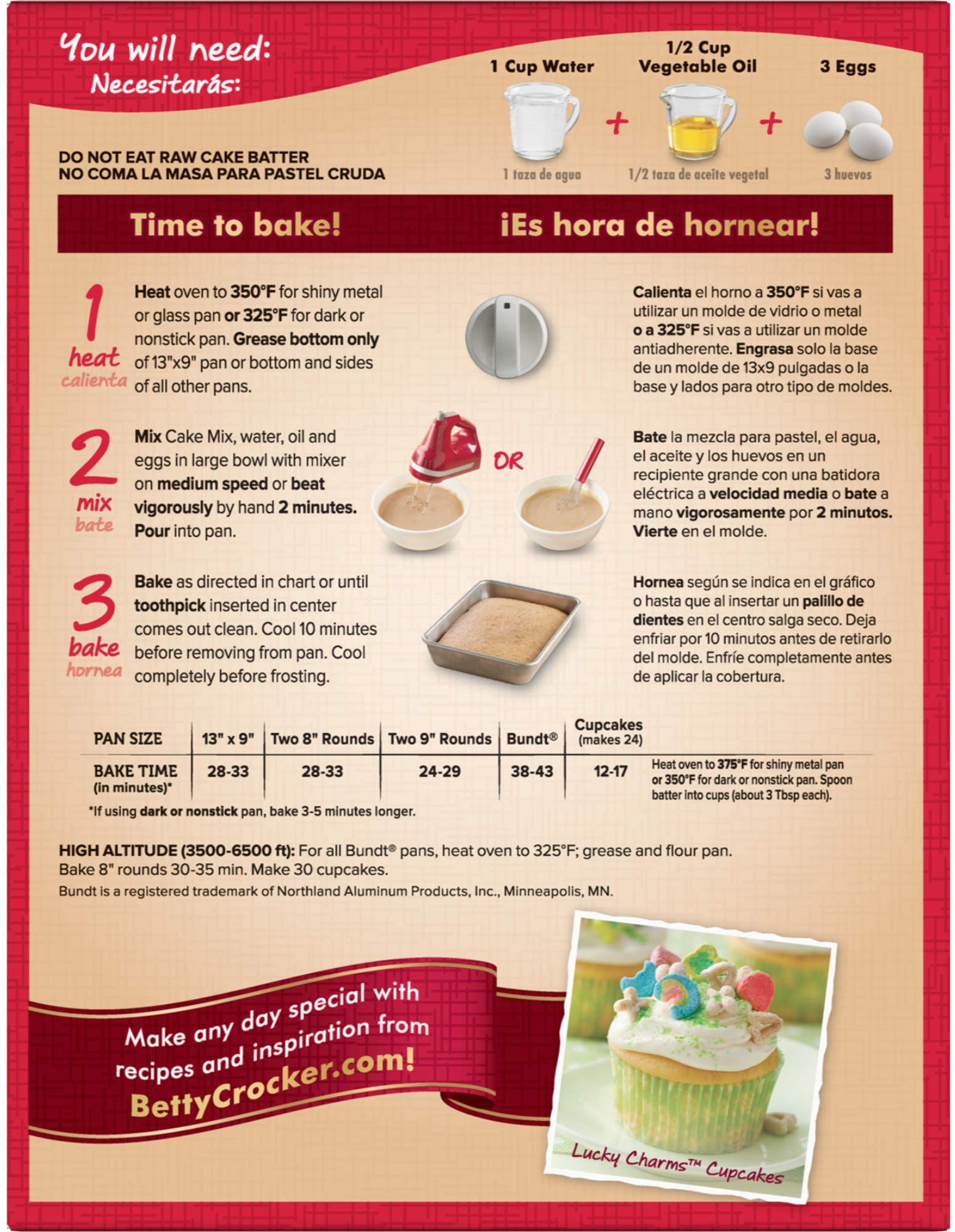 Betty Crocker Cherry Chip Cake Mix and Cherry Frosting Bundle - 2 of Each