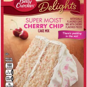 Betty Crocker Cherry Chip Cake Mix and Cherry Frosting Bundle - 2 of Each